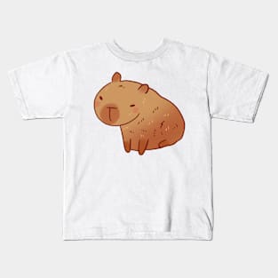 Chunky Capybara illustration Kids T-Shirt